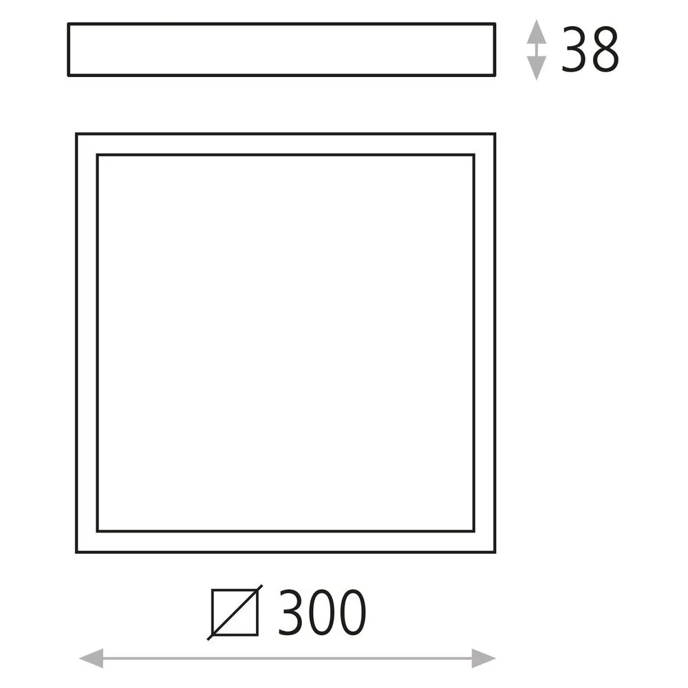 3234/30 Plafonnier intérieur blanc SKY BOX