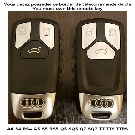 Audi RS4 B9 Car Key Shell