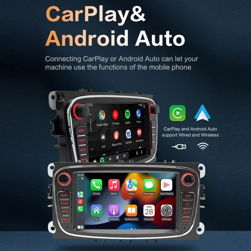 Autoradio Android 7 Pouces HD Bluetooth GPS RDS WiFi