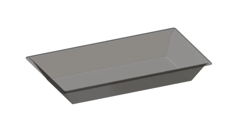 Barquette thermoscellable - Prestige 1 compartiment - prépa. chaud/froid l. 265 x l. 163 x h. 37 mm - blanc - lot de 260 