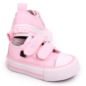 Baskets Basses Enfant Avec Velcro Big Star HH374203 Rose