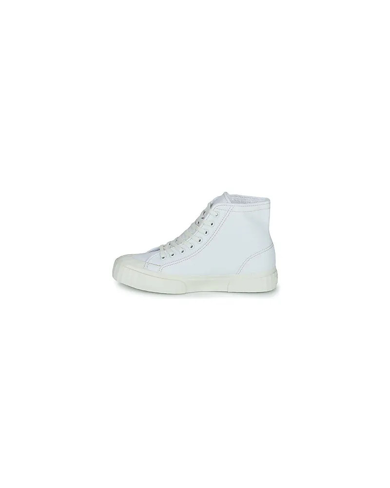 Baskets montantes femmes Superga 2696 STRIPE Blanc