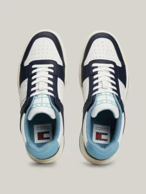 Baskets The Brooklyn colour-block en cuir | Bleu | Tommy Hilfiger