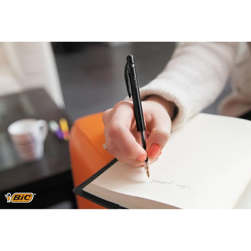 BIC M10 Clic - 2 Stylos à bille - bleu - 1 mm - rétractable