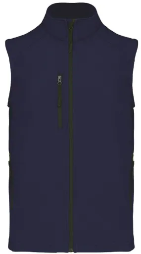 Bodywarmer softshell - gilet sans manches - K403 - bleu marine - Homme 