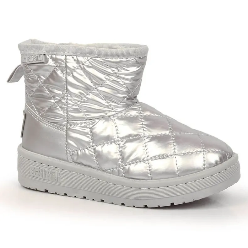 Bottes d'hiver matelassées Big Star Jr INT1793A argent
