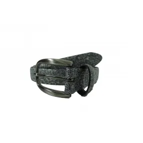 Ceinture Femme en cuir Bernd Götz Noir et Argent l Igert