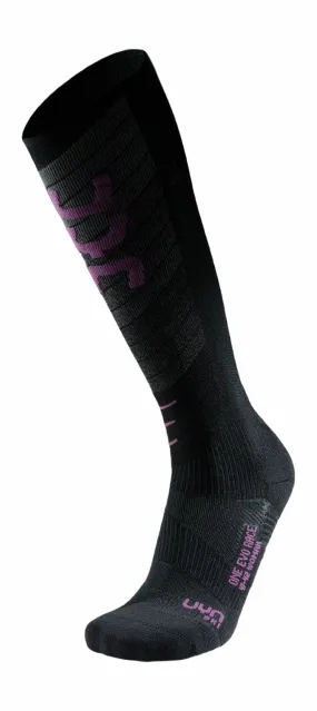 Chaussettes de Ski UYN Femme Evo Course One Black/Purple