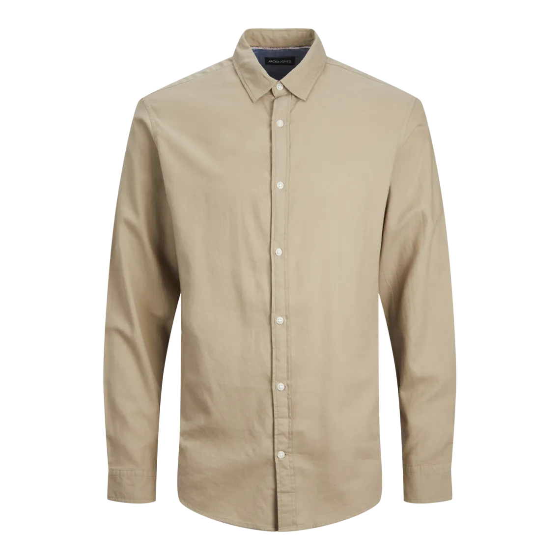 Chemise à carreaux homme beige en coton | 3 Suisses