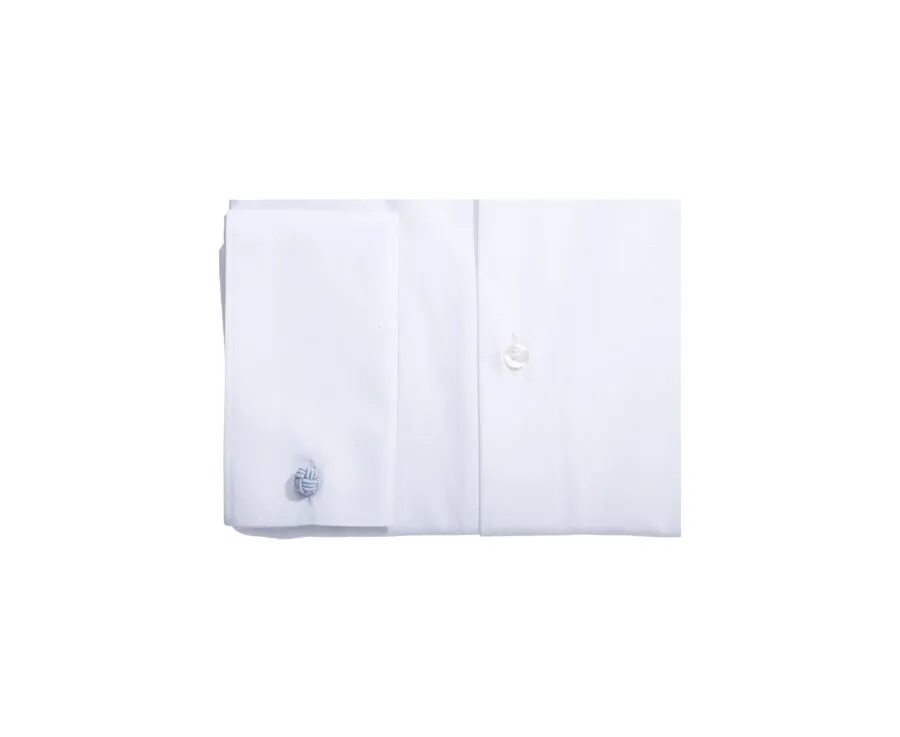 Chemise homme blanche à boutons de manchette Albertino Classic