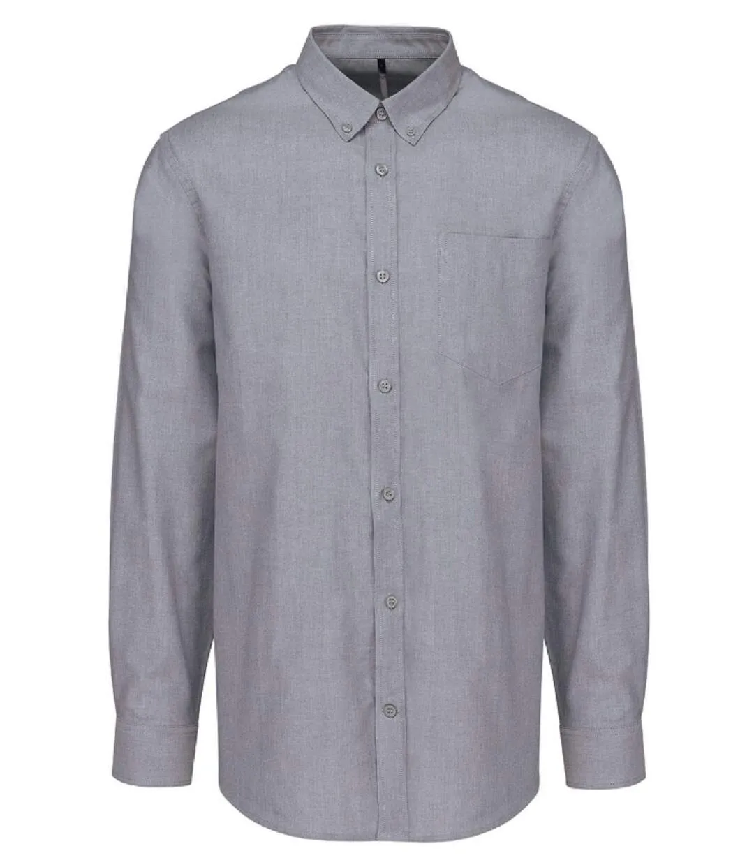 Chemise oxford manches longues - Homme - K533 - gris zinc