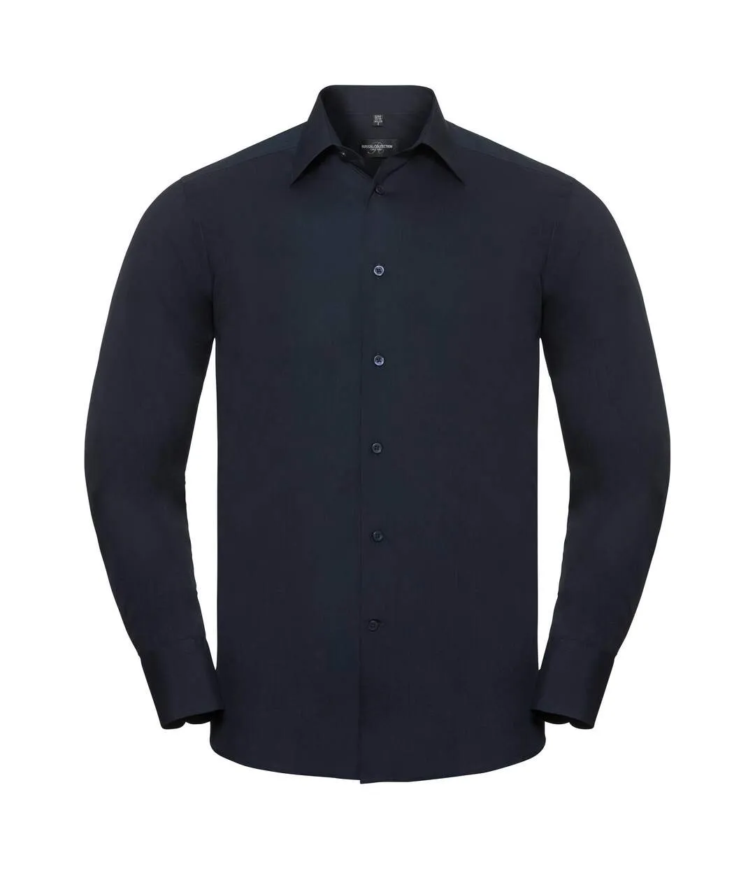 Chemise à manches longues  collection pour homme bleu marine Russell