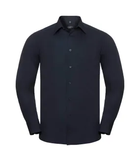 Chemise à manches longues  collection pour homme bleu marine Russell