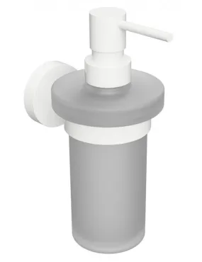 Distributeur de savon liquide mural WHITE en laiton blanc / 250ml-Sans 