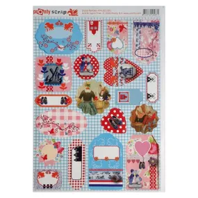 Embellissements étiquettes et stickers bois