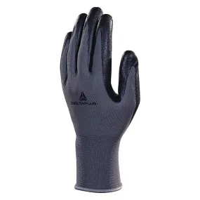 Gants De Manutention En Tricot Polyester Paume mousse nitrile VE722NO Jauge 13 DELTA PLUS