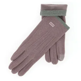 Gants femme lie de vin RODIER finition velours. en six coloris 9.90€