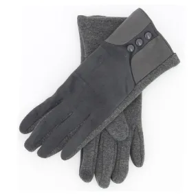 Gants Gérard PASQUIER, gris, bi-matière  - Matière noble 12,90€