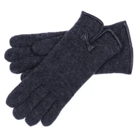 Gants Woolmark avec Bord en Cuir --> Chapeaux, casquettes & bonnets en ligne ▷ Chapeaushop