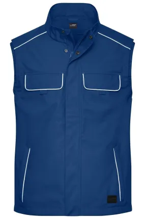 Gilet de travail léger softshell - JN881 - bleu roi 