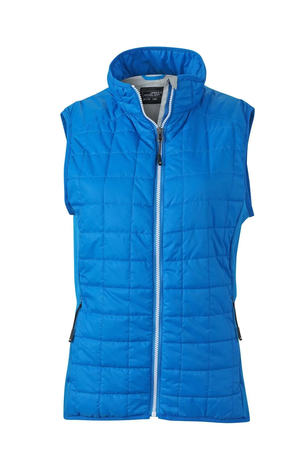 Gilet hybride sans manches molletonné - JN1113 - bleu cobalt - Femme 