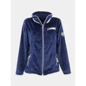 Gilet polaire bruck bleu marine femme - Angele Sportswear | wimod