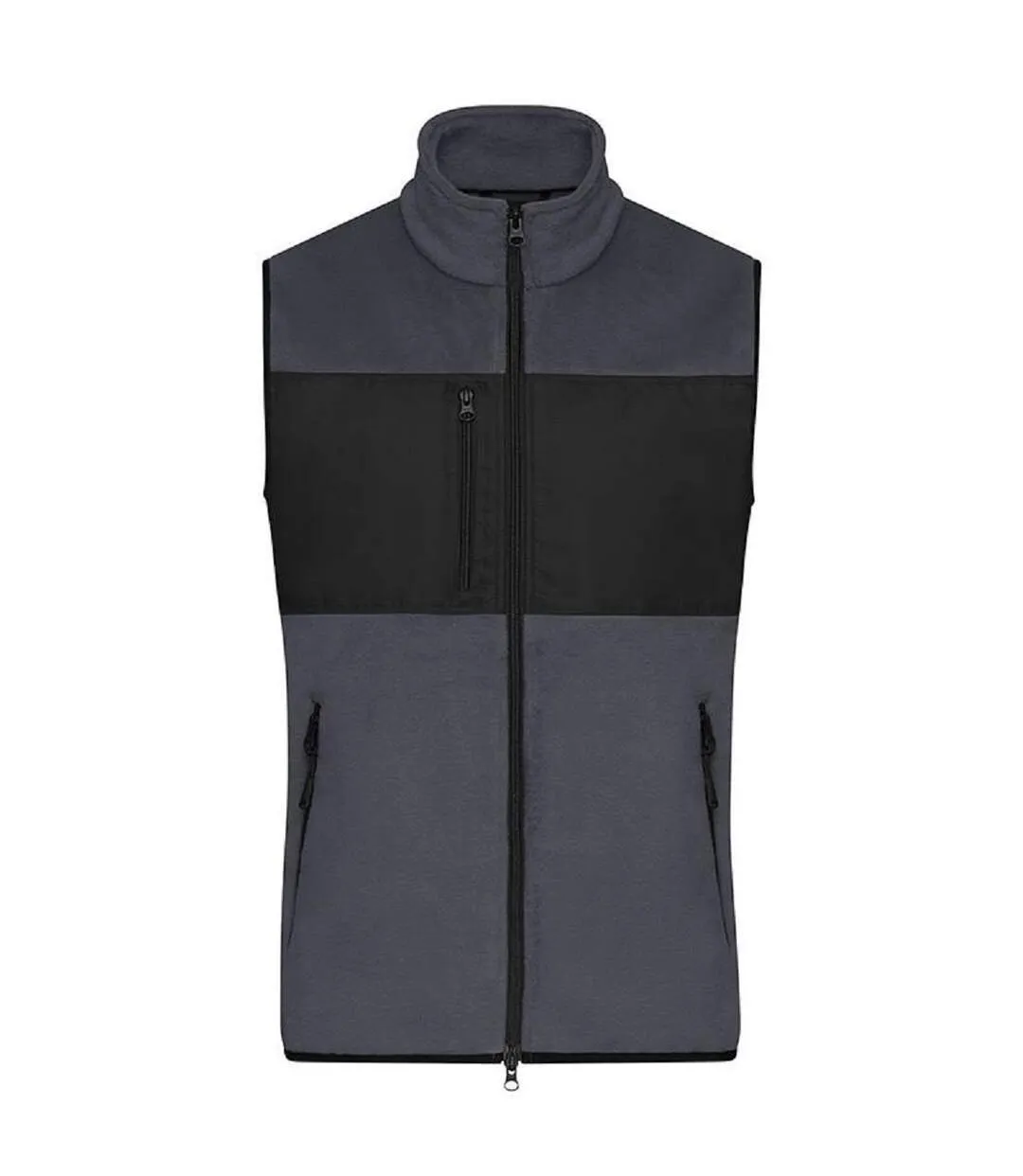 Gilet polaire sans manches - Homme - JN1310 - gris carbone