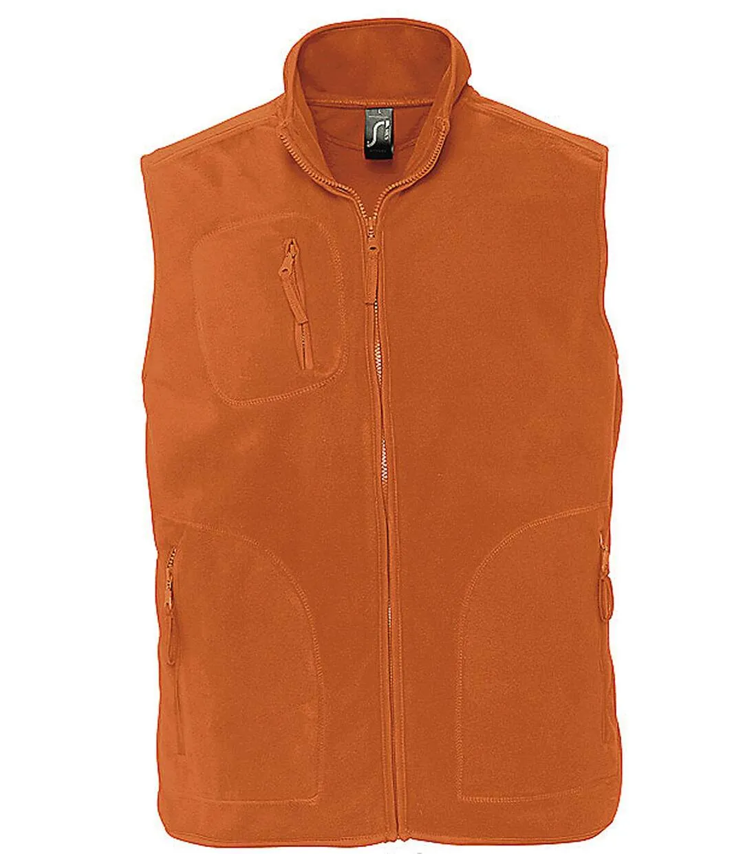 Gilet sans manches bodywarmer polaire unisexe - 51000 - orange