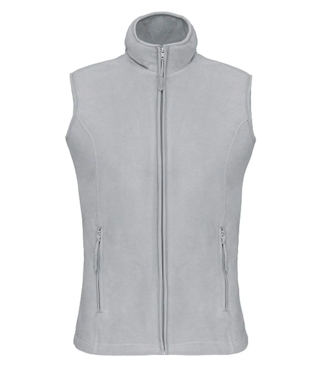 Gilet sans manches micro polaire femme - K906 - gris snow