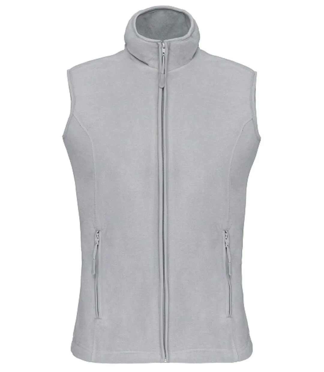 Gilet sans manches micro polaire femme - K906 - gris snow