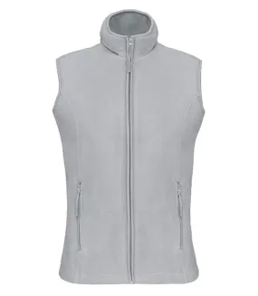 Gilet sans manches micro polaire femme - K906 - gris snow