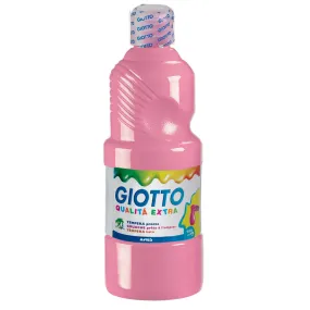 Gouache rose Giotto, le flacon de 500 ml prêt à l'emploi