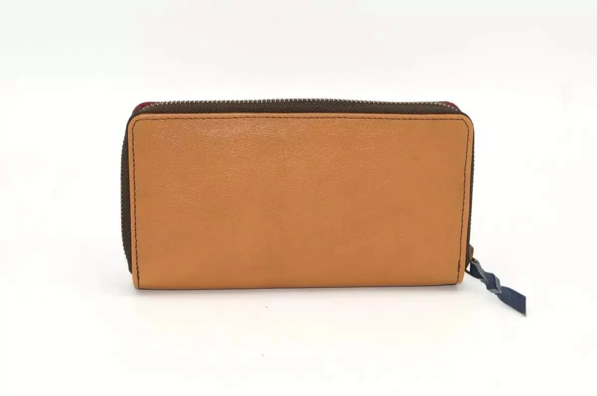 Grand portefeuille cuir / Compagnon / Pochette unique femme #7