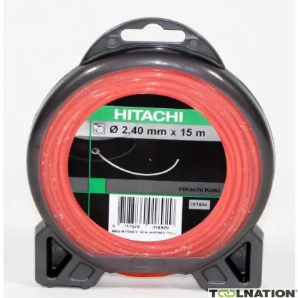 HIKOKI Accessoires 781006 cordon débroussailleuse proline 2,4 mm rond, 88m