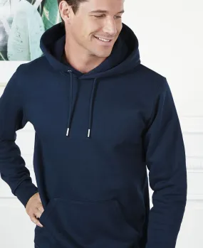 Hoodie homme Initiale dans un coeur brodé personnalisé