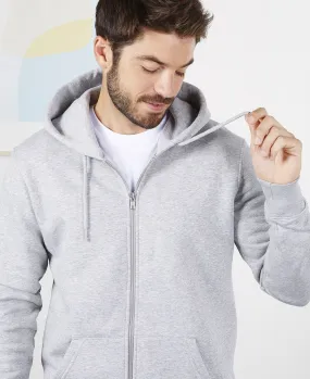 Hoodie zippé homme Cigogne brodée personnalisé