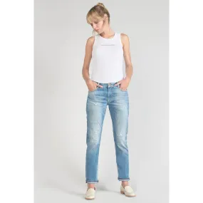 Jeans boyfit 200/43, longueur 34 bleu en coton Eve | 3 Suisses