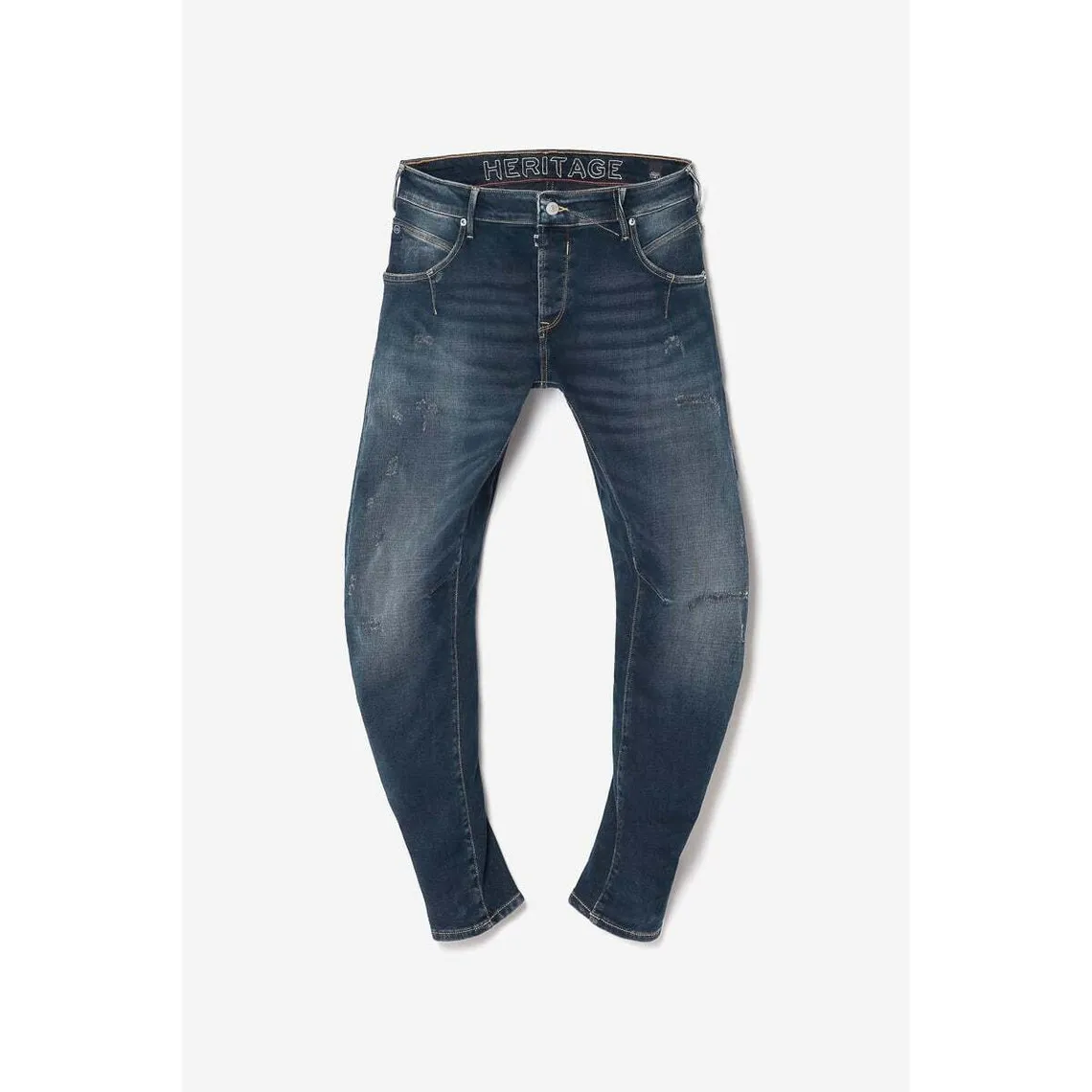 Jeans tapered 903, longueur 34 bleu en coton Owen | 3 Suisses