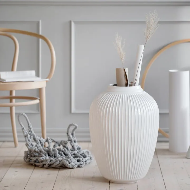 Kähler Design - Hammershøi Vase de sol H 50 cm, blanc
