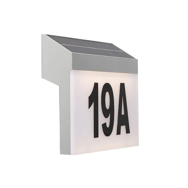 Lampe d'extérieur Flush LED à l'énergie solaire avec PIR IP44