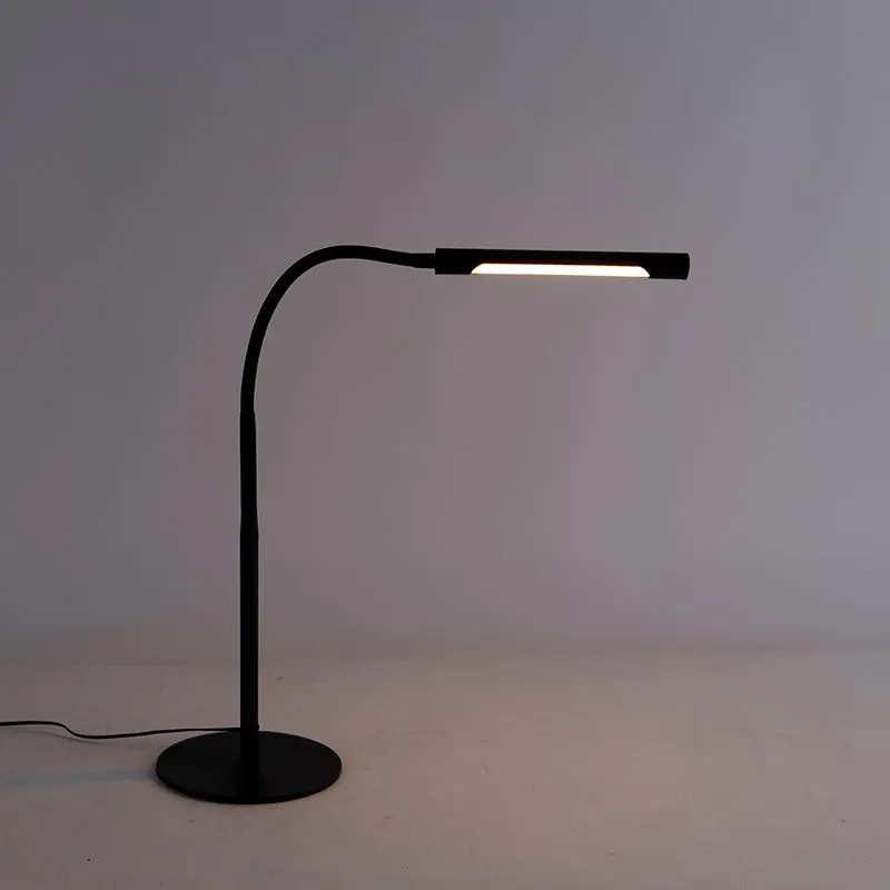 Lampe de table design noire avec LED avec variateur tactile - PALKA