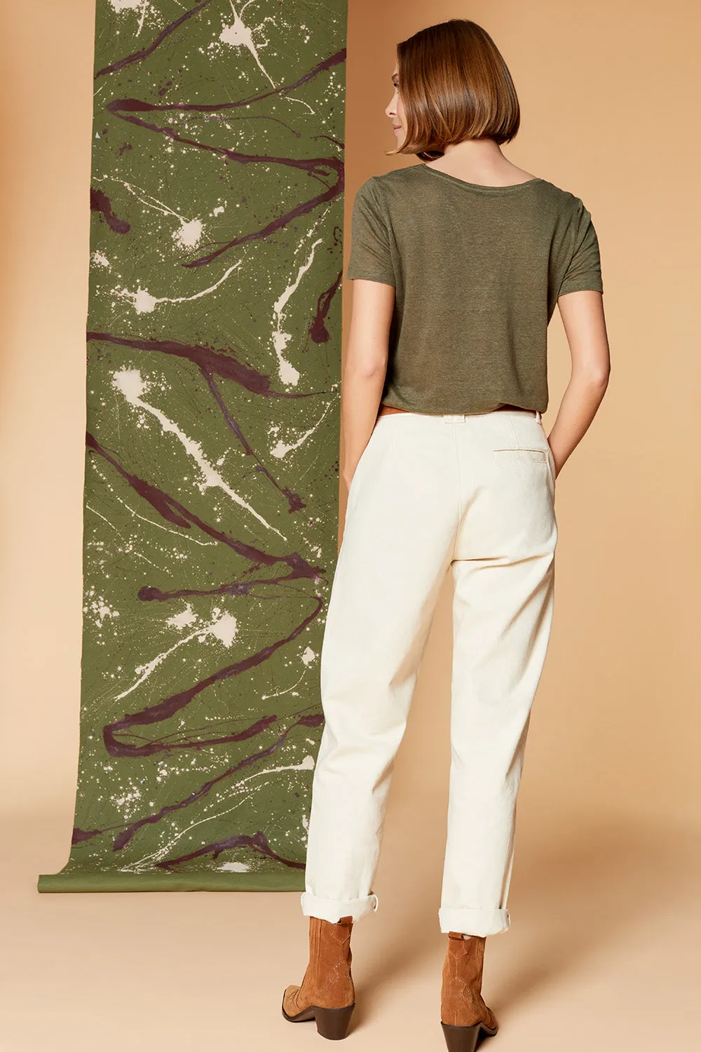 LE PLAY - Pantalon chino ceramic 7/8ème