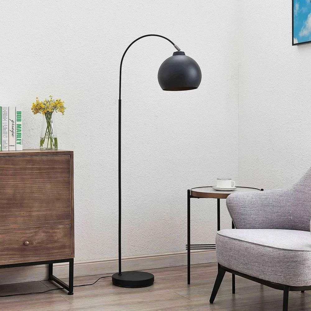 Minali Lampadaire Black/Gold - Lindby