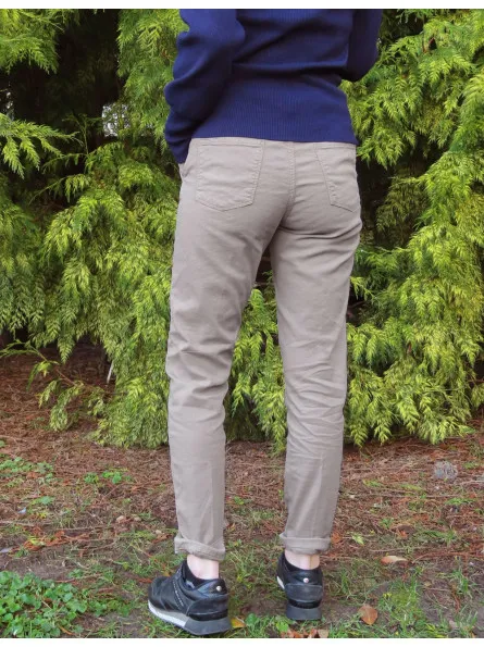 Pantalon Charlie coton et lin Denim Studio