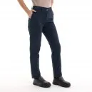 Pantalon de Cuisine Femme Chiara Chino Peau de Pêche Marine - ROBUR