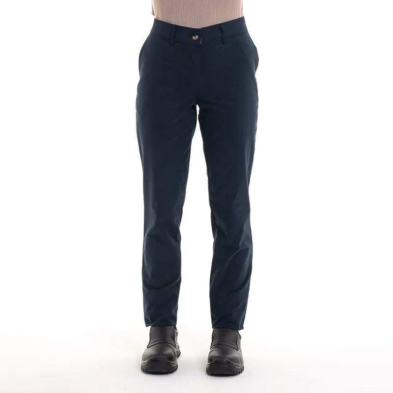 Pantalon de Cuisine Femme Chiara Chino Peau de Pêche Marine - ROBUR