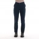 Pantalon de Cuisine Femme Chiara Chino Peau de Pêche Marine - ROBUR