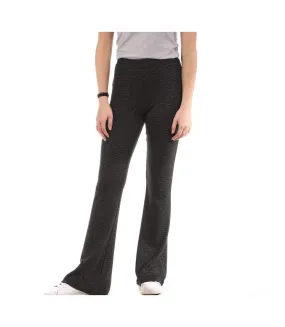 Pantalon Fluide Noir Femme Only Flared