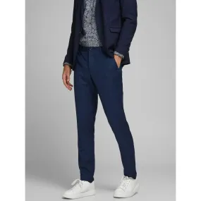 Pantalon habillé Super Slim Fit Bleu Marine Blaine Jack & Jones - Pantalon Homme sur MenCorner