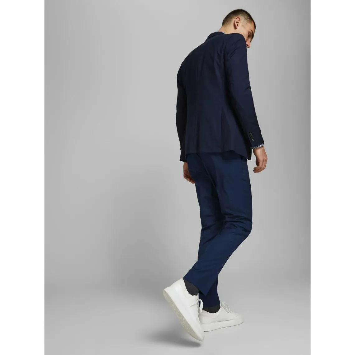 Pantalon habillé Super Slim Fit Bleu Marine Blaine Jack & Jones - Pantalon Homme sur MenCorner